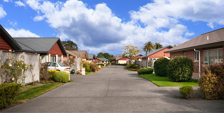 Kingdom Groups Freehold residential development villages feature frehold homes on landscaped and maintained sections.